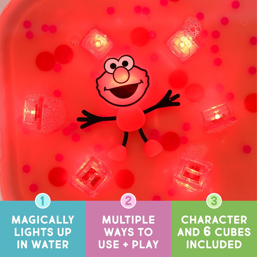 Glo Pals x Sesamstrasse wasseraktivierte Leuchtwürfel für sensorisches Spielen (Elmo - nur Würfel) E