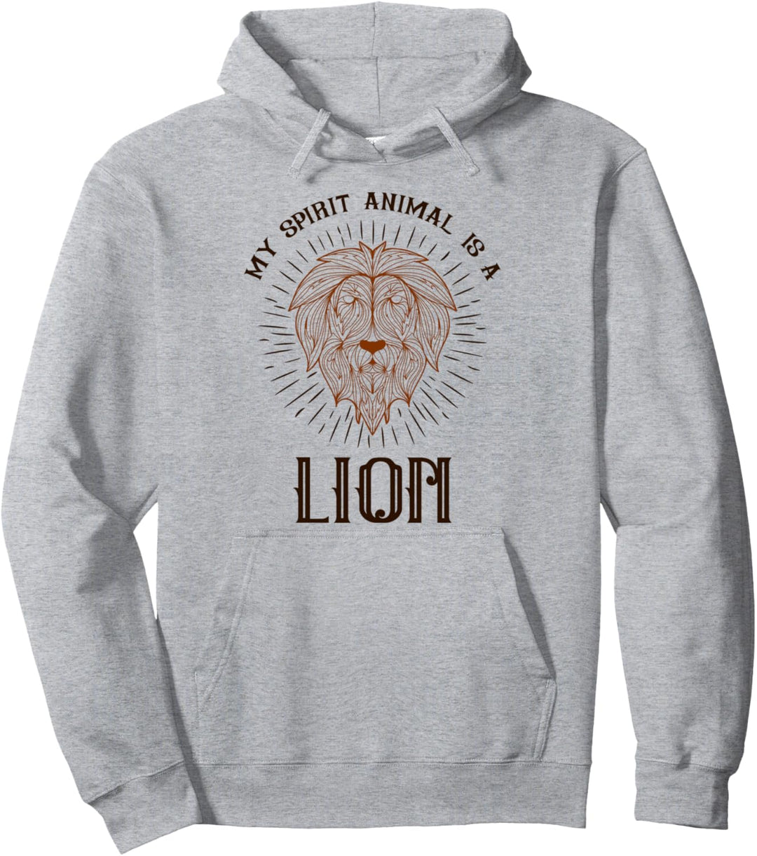 Mein Geisttier ist ein Löwe Pullover Hoodie
