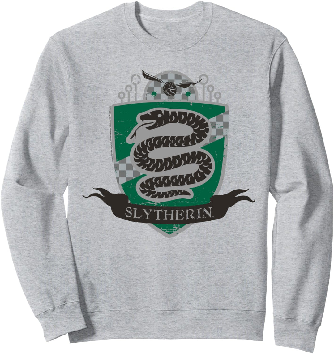 Harry Potter Slytherin Quidditch Shield Logo Sweatshirt