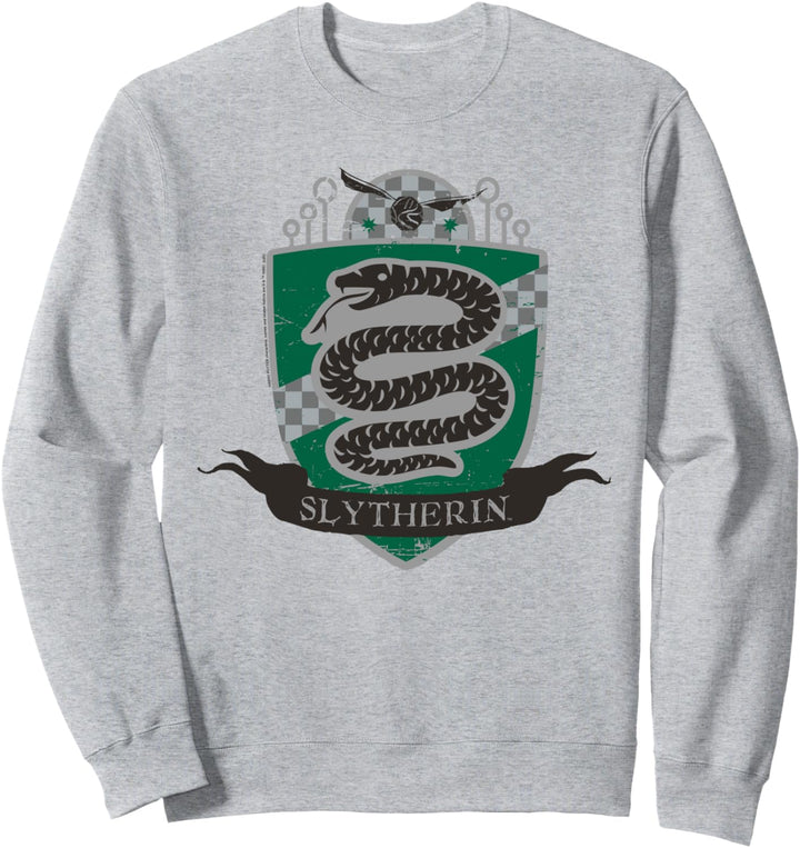 Harry Potter Slytherin Quidditch Shield Logo Sweatshirt