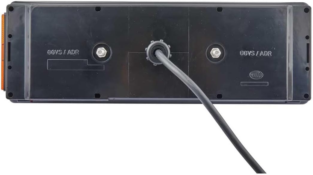 HELLA - Heckleuchte - EasyConn I - Glühlampe - 24V - Anbau/geschraubt - Lichtscheibenfarbe: mehrfarb