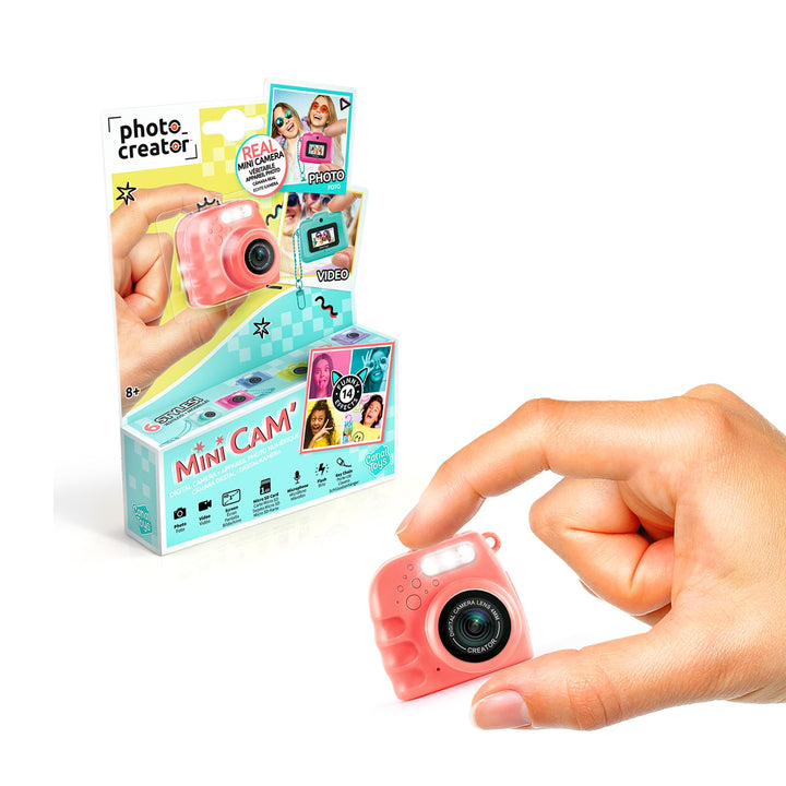 Rocco Giocattoli - Mini Cam - Instant - mit Schlüsselanhänger und 1 GB SD-Karte, Instant