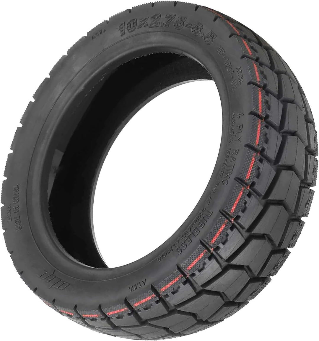 10 x 2,75-6,5 Selbstreparierender Schlauchlose Reifen für Kukirin G2 Master/Kukirin G3 / Speedway 5