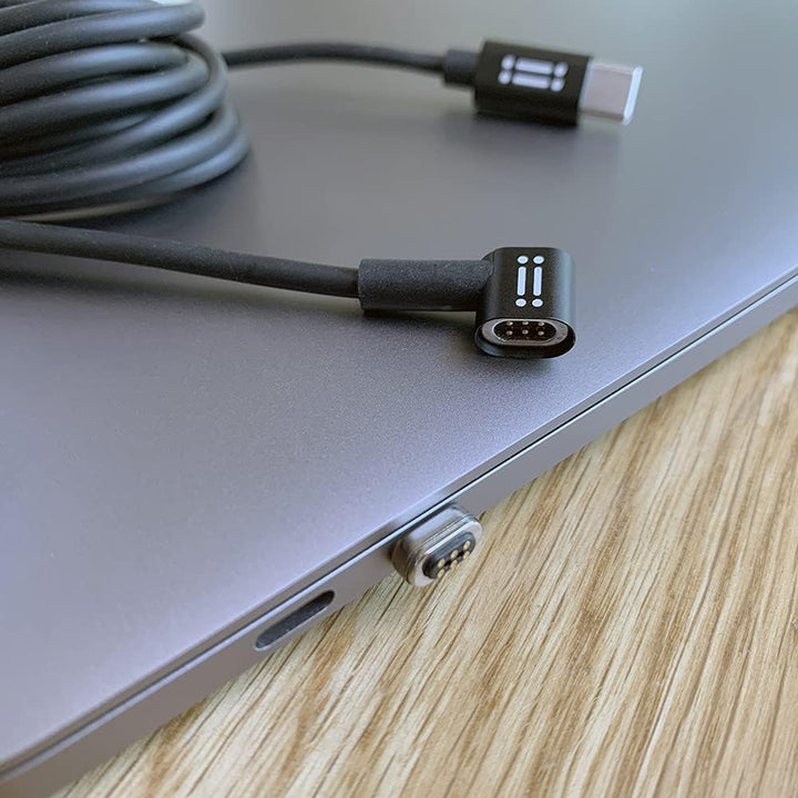aiino italian ideas - MagPower USB-C auf USB-C (Apple MFI-Zertifiziert), 2M Magnetisches Lade, Kompa