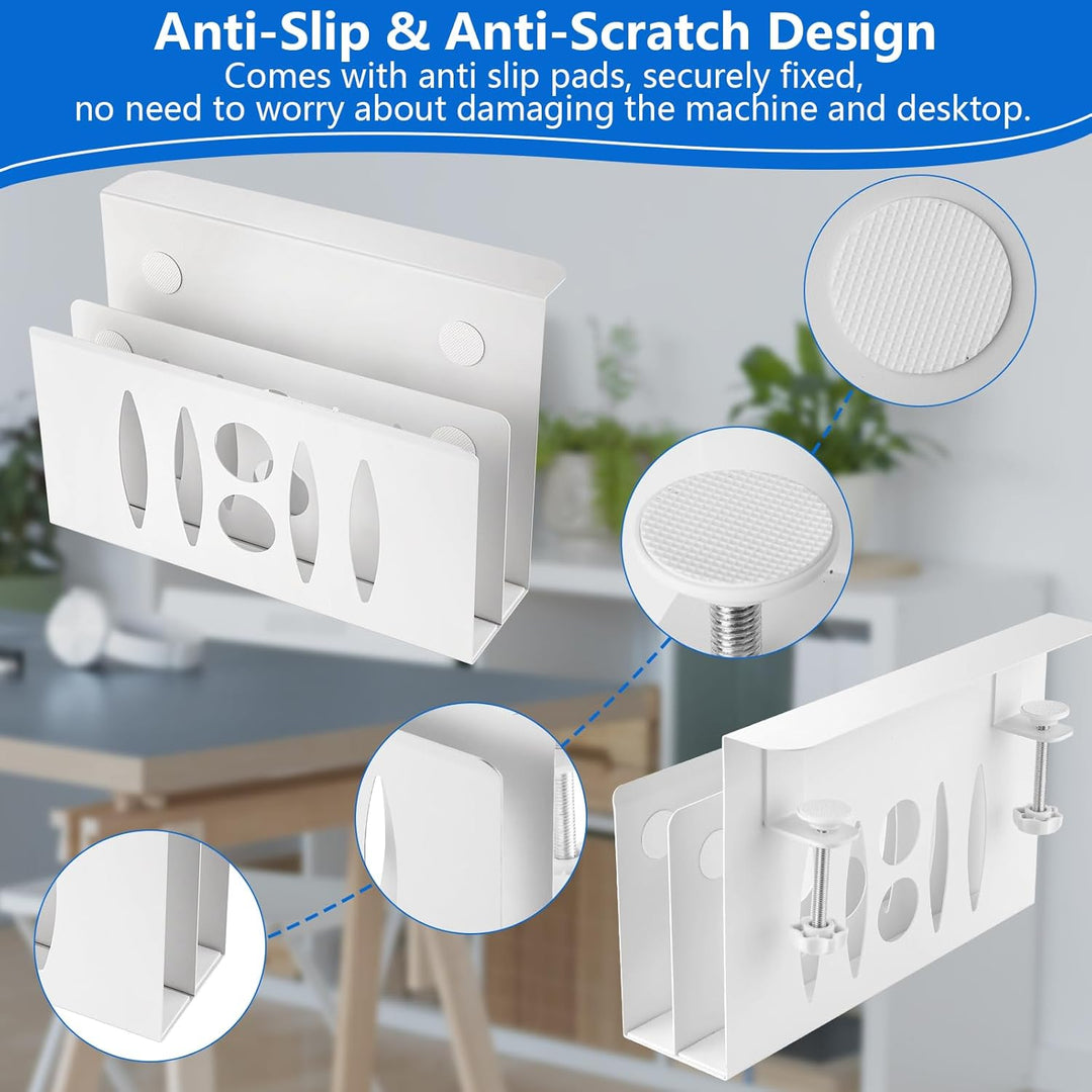 HAQIUHETO Seitenständer Laptop Stand Notebook ständer,Aus Stahl,kein Bohren erforderlich ständer für