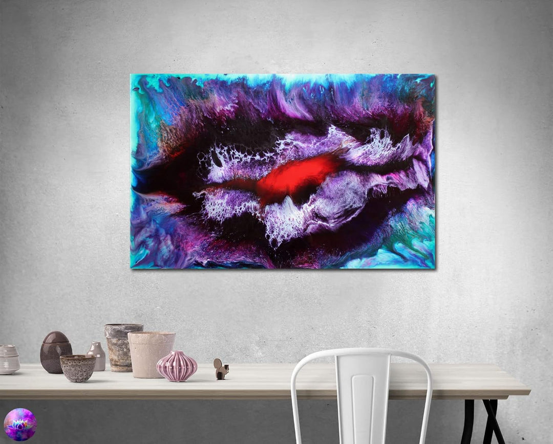 Gemälde Abstrakte Malerei Original - moderne hochglanz Wandbilder XXL - Resin Art Kunst Bild Harz Un