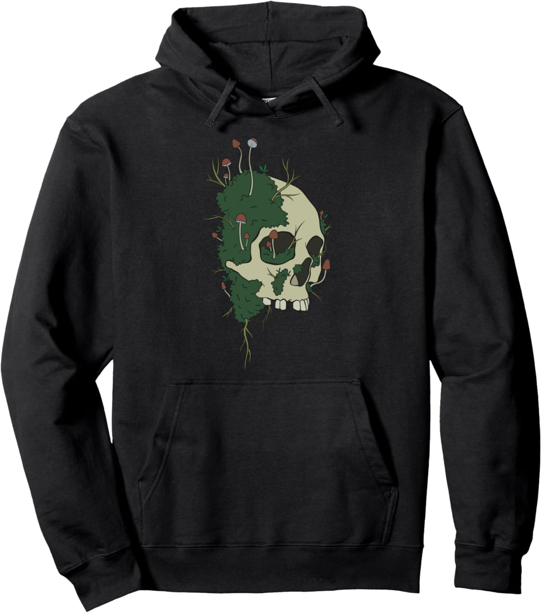 Pilzschädel-Design für Goblincore Aesthetics Fan Pullover Hoodie