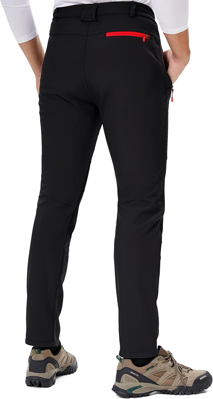 DAFENP Herren Wanderhose Skihose Wasserdicht Softshellhose Winddicht Winter Outdoorhose Snowboardhos