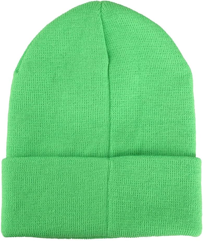 Hunter X Hunter Ribbed Knitted Green Beanie Hat Neongrün, Neongrün