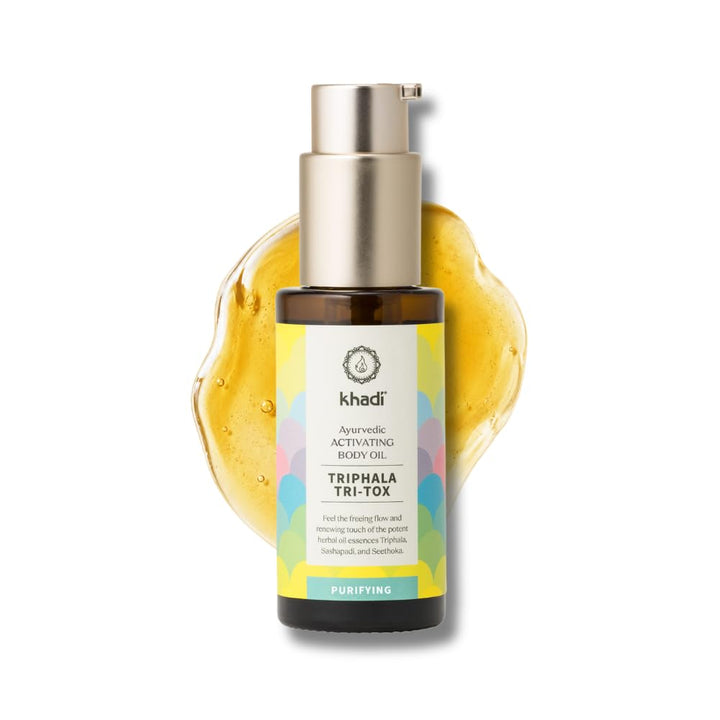 khadi TRIPHALA TRI-TOX Ayurvedisches Activating Body Oil - Haut- & Körper-Öl - Spüre Deine Leichtigk