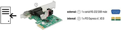 Delock PCI Express Karte zu 1 x Seriell RS-232