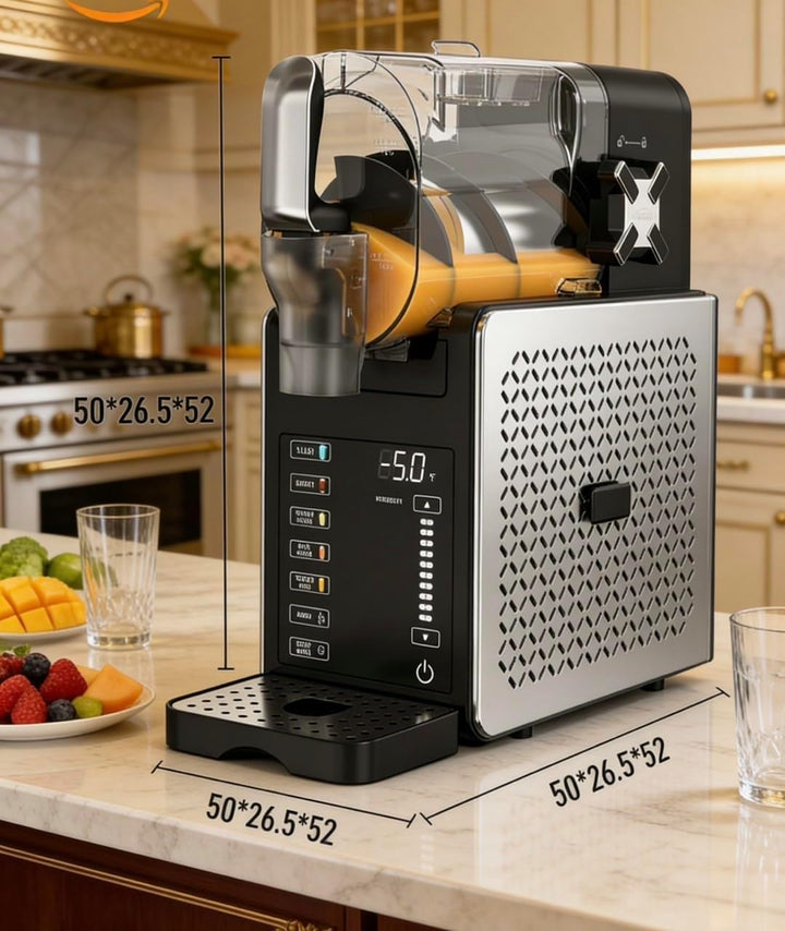 Slush Maschine, 2L Mixer für Getränke und Slush eis Maschine, 6 Voreingestellte Programme,Automatisc