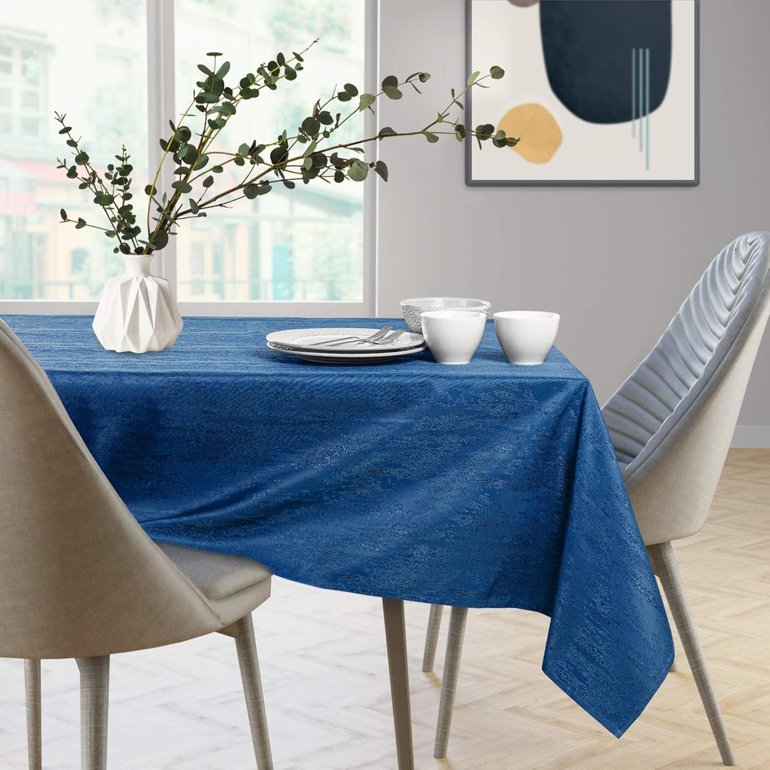 AmeliaHome Tischdecke 110x160 cm Tischtuch Tafeldecke Fleckschutz Lotuseffekt Abwaschbar Wasserabwei