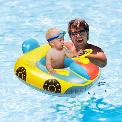 Vicloon Baby Schwimmring,Baby Float Kleinkinder Schwimmsitz,Baby Pool Schwimmring Automobil Stil mit