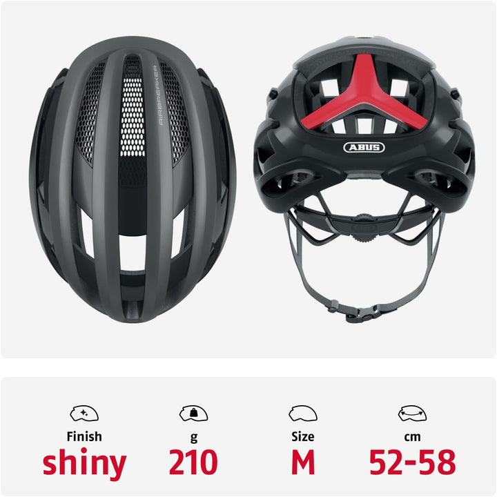 ABUS Rennradhelm AirBreaker - High-End Fahrradhelm für den professionellen Radsport - für Jugendlich