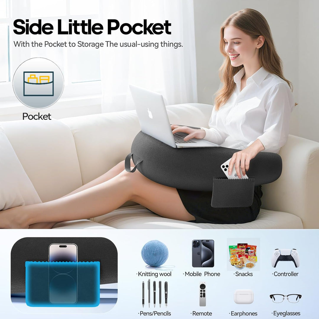 Gaming Kissen & Lesekissen, Reading Pillow für das Sitzen auf dem Bett/Sofa/Fussboden, Fütterungs/Hä