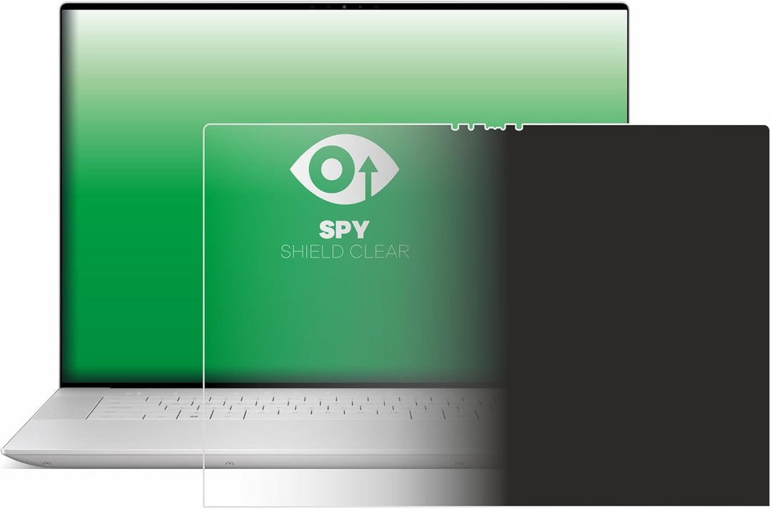 upscreen Anti-Spy Blickschutzfolie für Dell XPS 16 9640 Made in Germany, Privacy Screen Displayschut