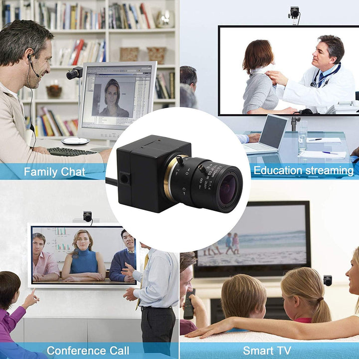 Svpro 2,0 Megapixel 2,8-12 mm Varioobjektiv USB Kamera 1080P Full HD 120fps / 60fps / 30fps USB Indu