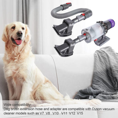 Hundebürste Staubsauger Aufsatz 3 Stück, Hundebürsten Tierhaarbürste für Dyson Pet Grooming Kit Vacu