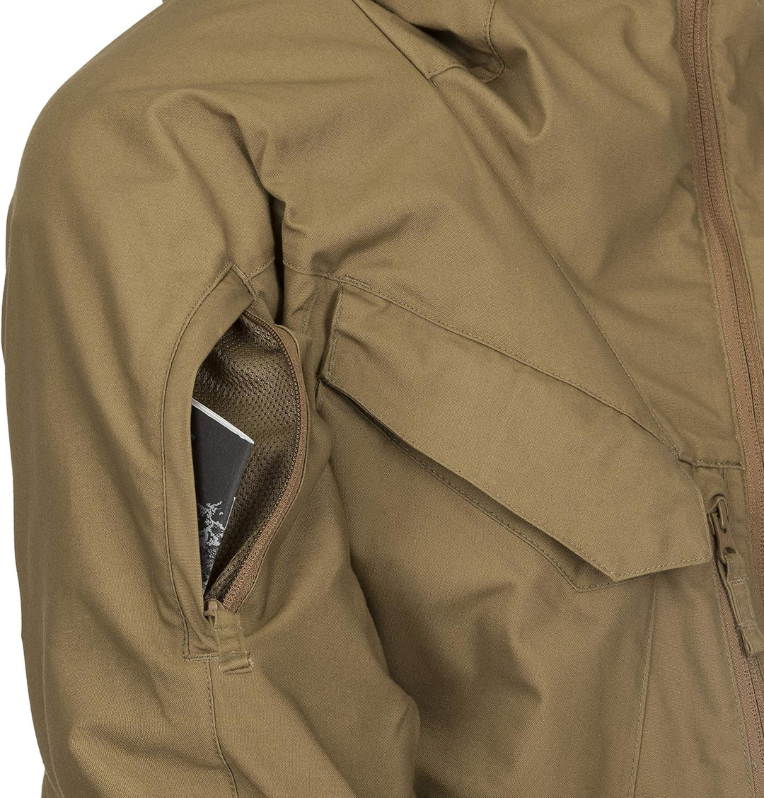 Helikon-Tex Bushcraft PILGRIM Anorak Outdoor Jacke -DuraCanvas- Schwarz XS Coyote, S