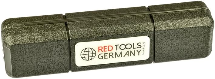 Red Tools Drehmomentschlüssel mit Zubehör - 5-25 Nm 1/4 Zoll Antrieb - Radmutternschlüssel für Auto,