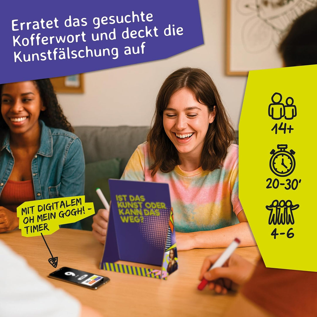 Oh Mein Gogh! - Lustiges Partyspiel &amp; Zeichenspiel Für Erwachsene | Witziges Spiel Mit Saboteur | Kr