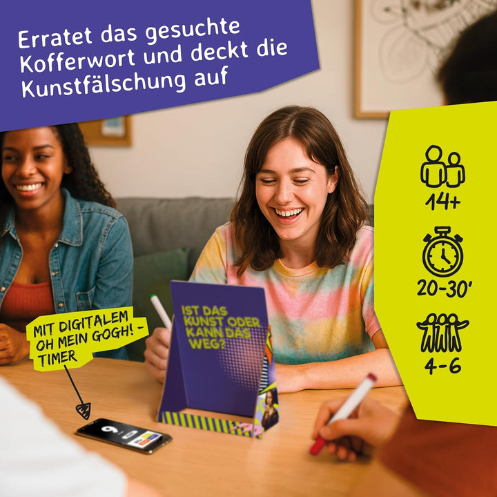 Oh Mein Gogh! - Lustiges Partyspiel &amp; Zeichenspiel Für Erwachsene | Witziges Spiel Mit Saboteur | Kr