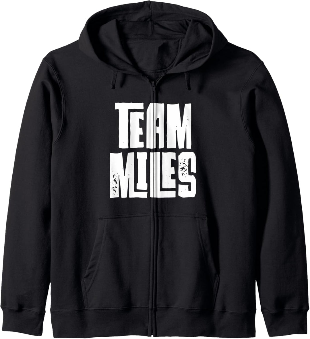 Team Miles Dad Mom Son Grandson Husband Sports Gruppenname Kapuzenjacke