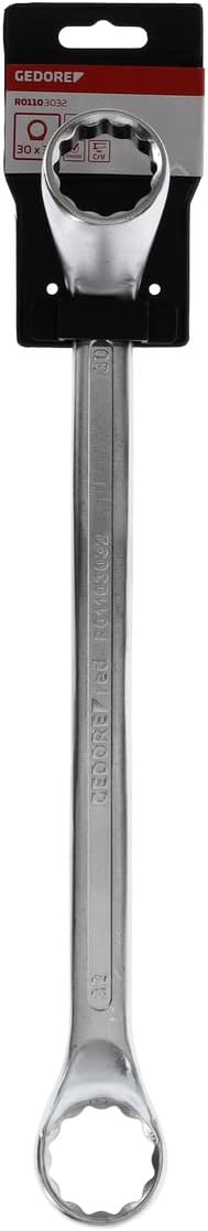 GEDORE red Doppelringschlüssel, SW 30 x 32 mm, L 370 mm, Chrom-Vanadium-Stahl, Silber 30x32 mm Einze