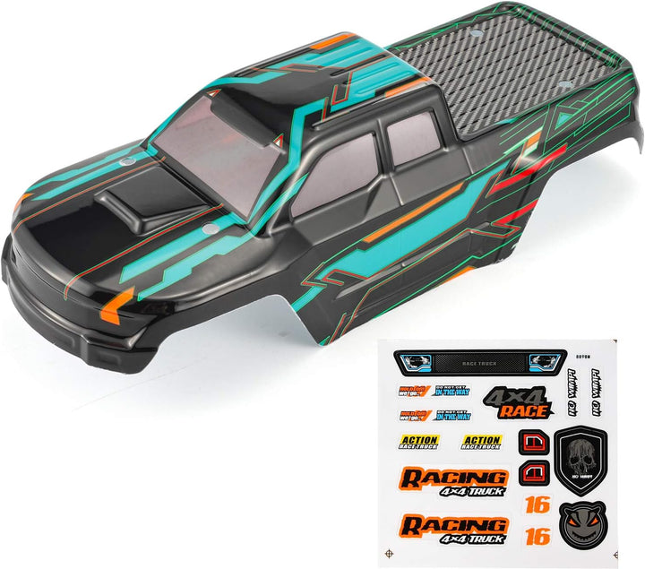 HAIBOXING - Karosserie für 1/16 16889 Ferngesteuertes Auto, Ersatzteil für RC Monstertruck 889-BM01(