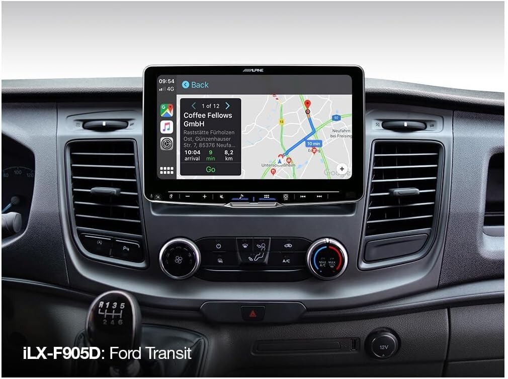 Alpine iLX-F905D | Autoradio mit 9-Zoll Touchscreen, DAB+, 1-DIN-Einbaugehäuse, Apple CarPlay Wirele