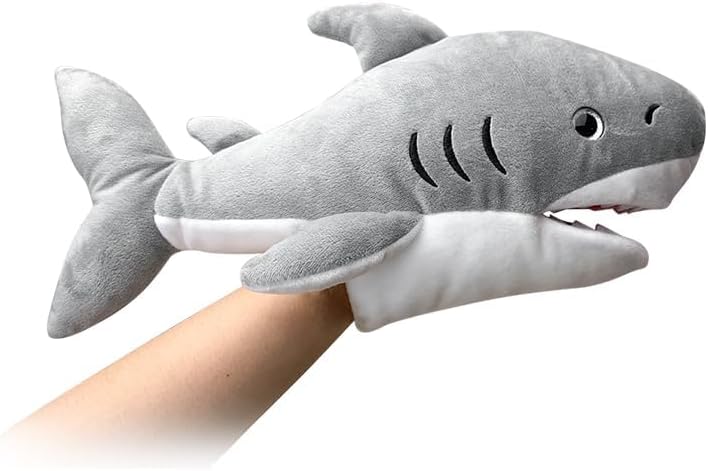 Meerestier-Handpuppen für Kinder, Kleinkinder umfassen Haie, Wale usw. mit beweglichen offenen Münde
