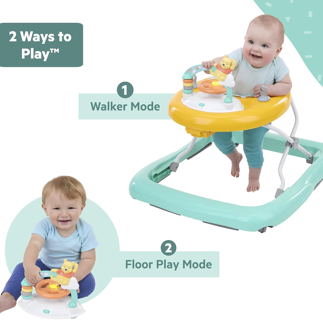 Bright Starts Disney Baby Winnie Puuh Once Upon a Walk Aktivitäten-Lauflernhilfe, 2 Spielmöglichkeit