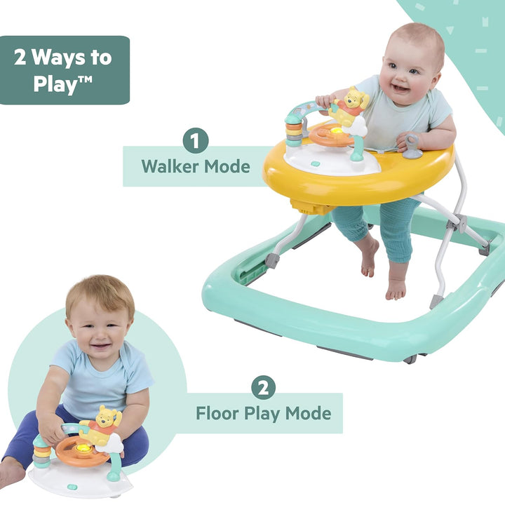 Bright Starts Disney Baby Winnie Puuh Once Upon a Walk Aktivitäten-Lauflernhilfe, 2 Spielmöglichkeit