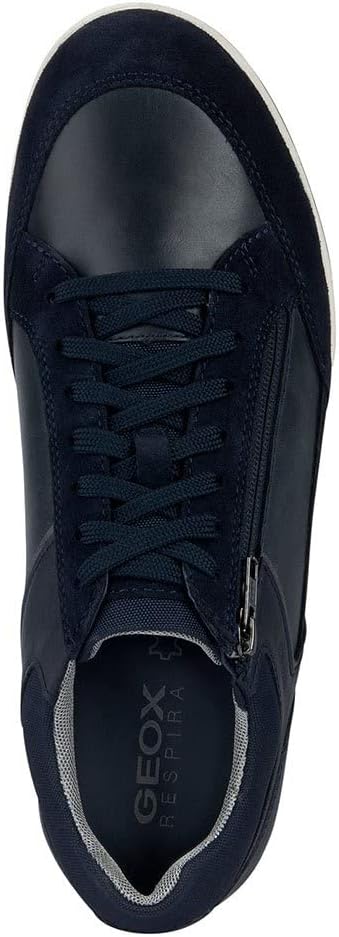 Geox Herren U RenanSneaker 44 EU Blau Navy 4, 44 EU Blau Navy 4