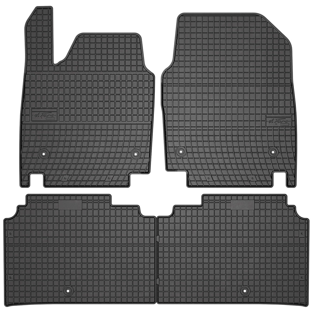 SMK Gummimatten Auto fussmatten Satz für Kia EV6 ab 2021 Erleben Sie einen neuen Standard des Reisen