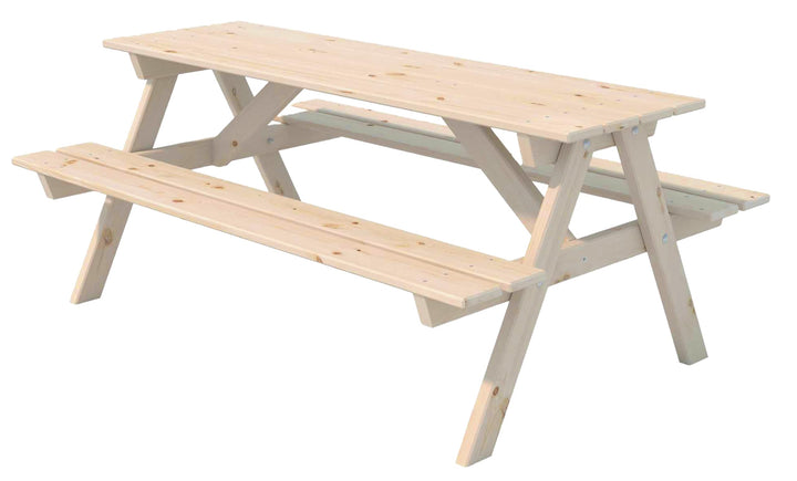 Endorphin Kinder-Picknicktisch aus Kiefernholz 117 cm lang