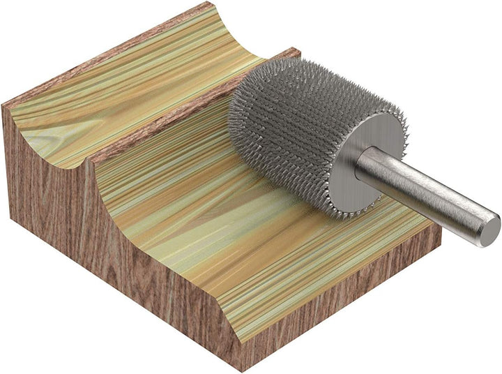 Kutzall Original Kugelkopffräser, 1⁄4" Schaft, grob - Holzbearbeitungswerkzeug für Bosch, DeWalt, Mi