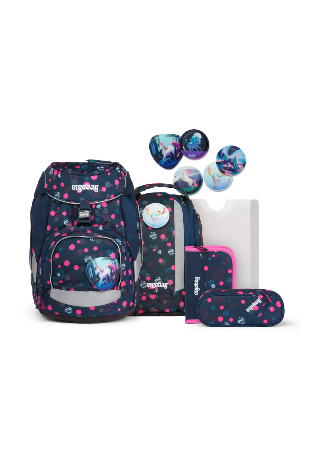 ergobag pack Set ergonomischer Schulrucksack Flexibel 6-teilig 1. Klasse Grundschule