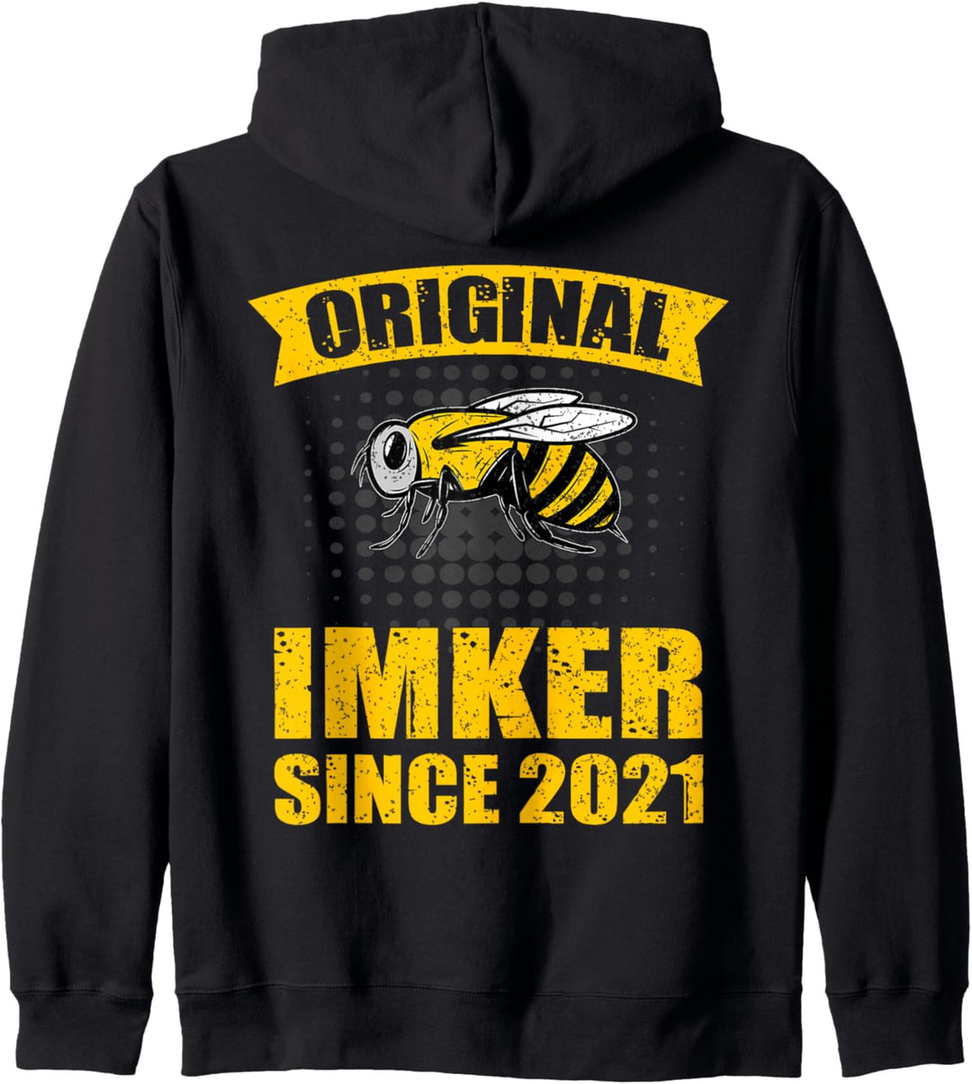 Lustiges Imker Geschenk Imkerei Bienen Honig Imker Seit 2021 Kapuzenjacke