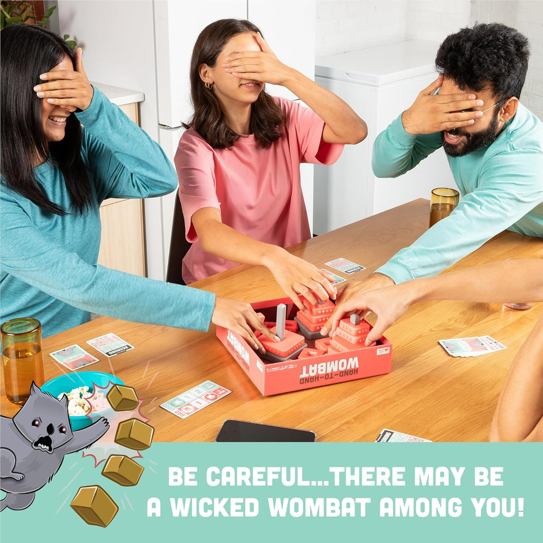 Exploding Kittens Hand to Hand Wombat Card Game by Fun Family Card Games for Adults Teens & Kids - F