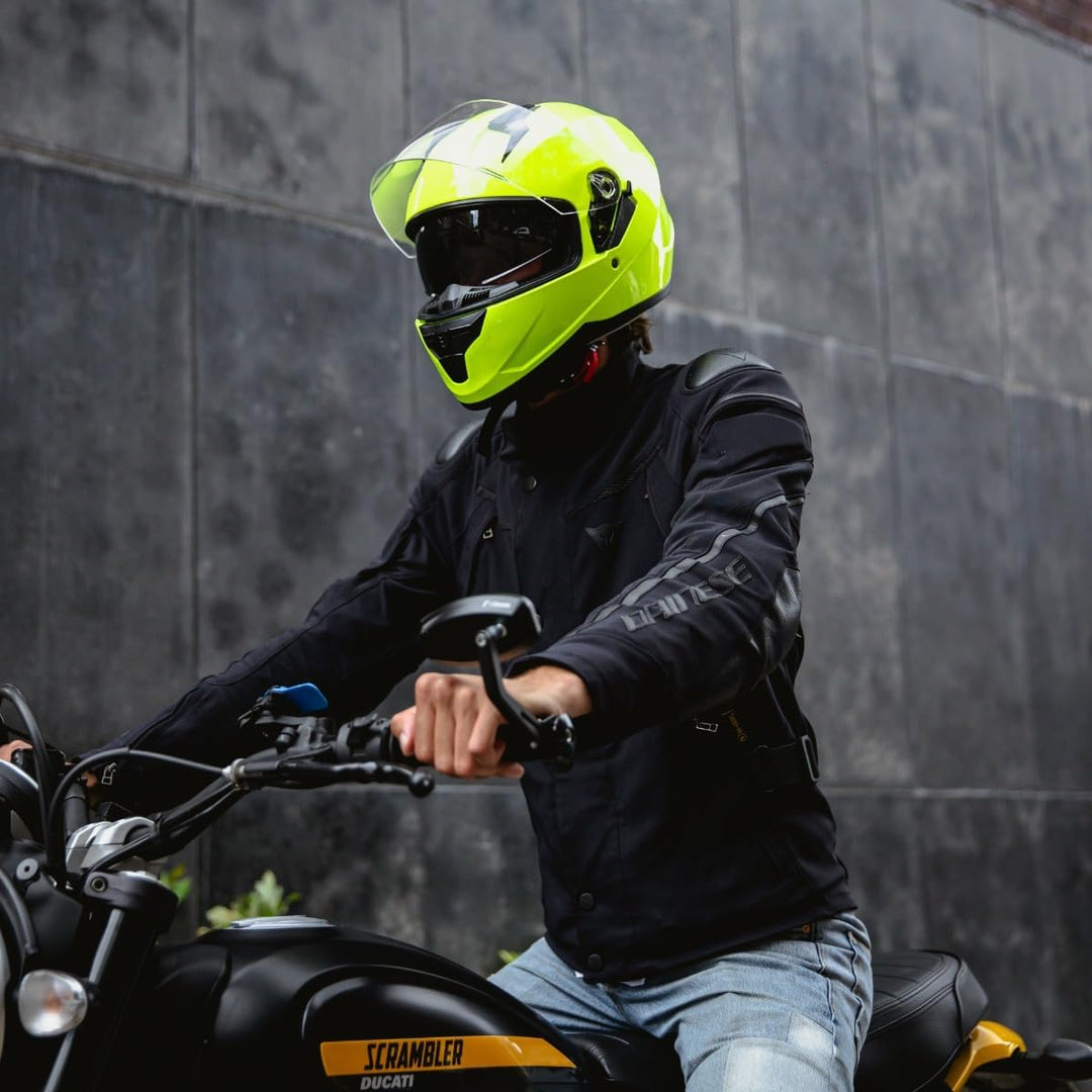 VINZ Kennet Integralhelm mit Sonnenblende | ECE 22.06 &amp; PINLOCK vorbereitet | Motorradhelm für Herre