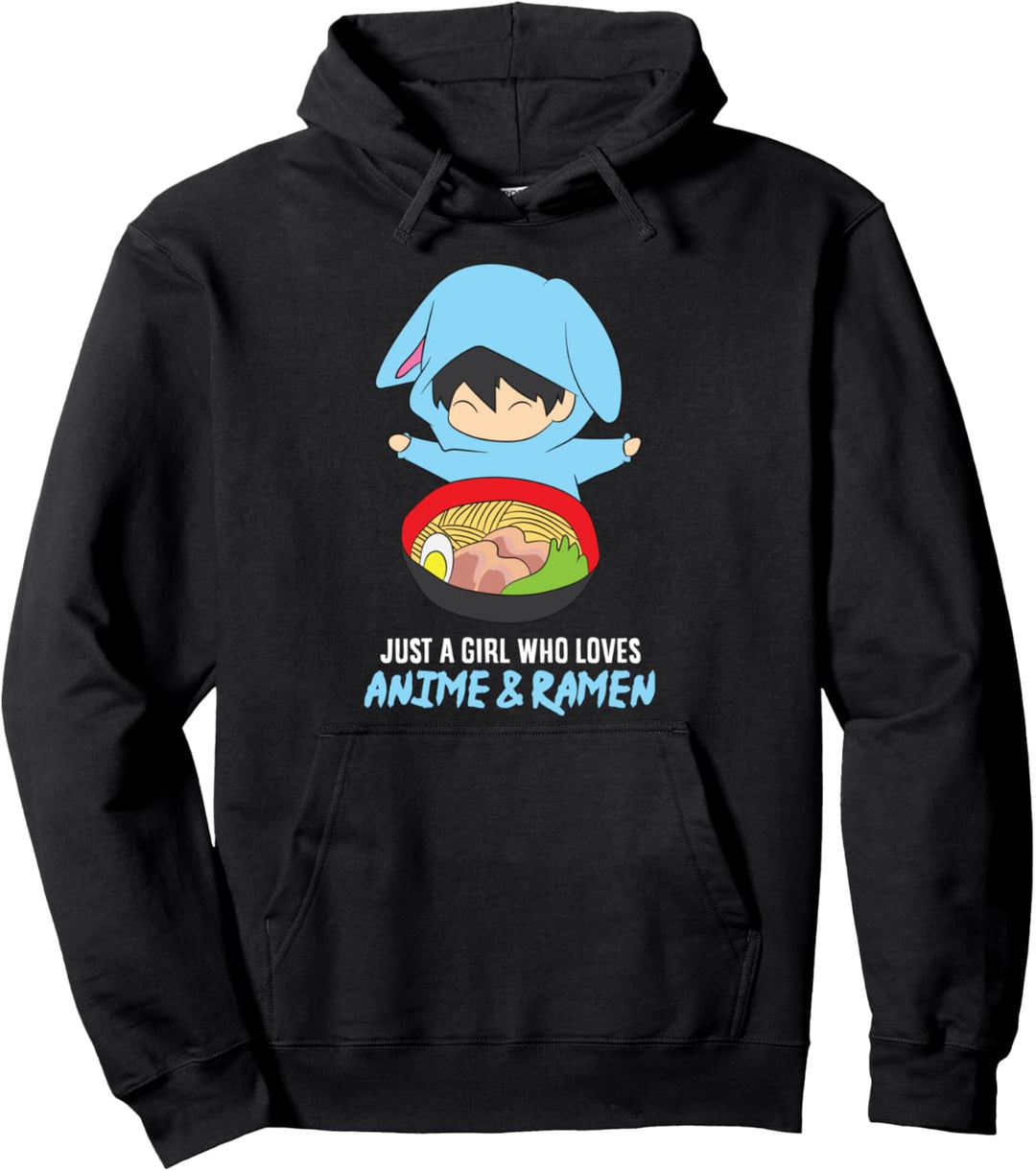 Lustiger Anime-Anime und Ramen-Anime Pullover Hoodie