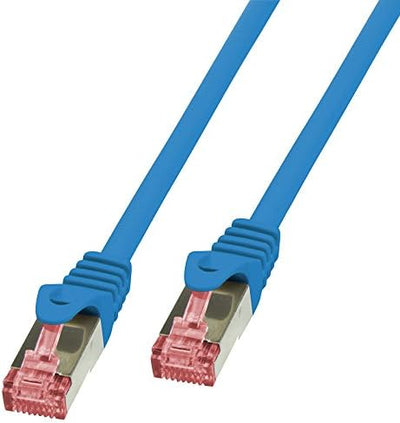 BIGtec LAN Kabel 50m Netzwerkkabel Ethernet Internet Patchkabel CAT.6 grau Gigabit SFTP doppelt gesc