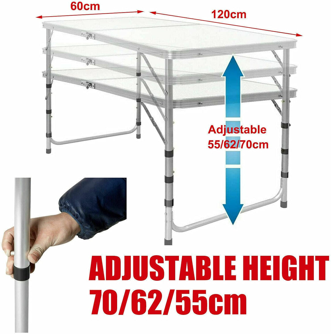 Laptop-Schreibtisch, Bett-Tablett, Tisch mit Griff, Aluminium, faltbar, tragbar, Picknicktisch, Note