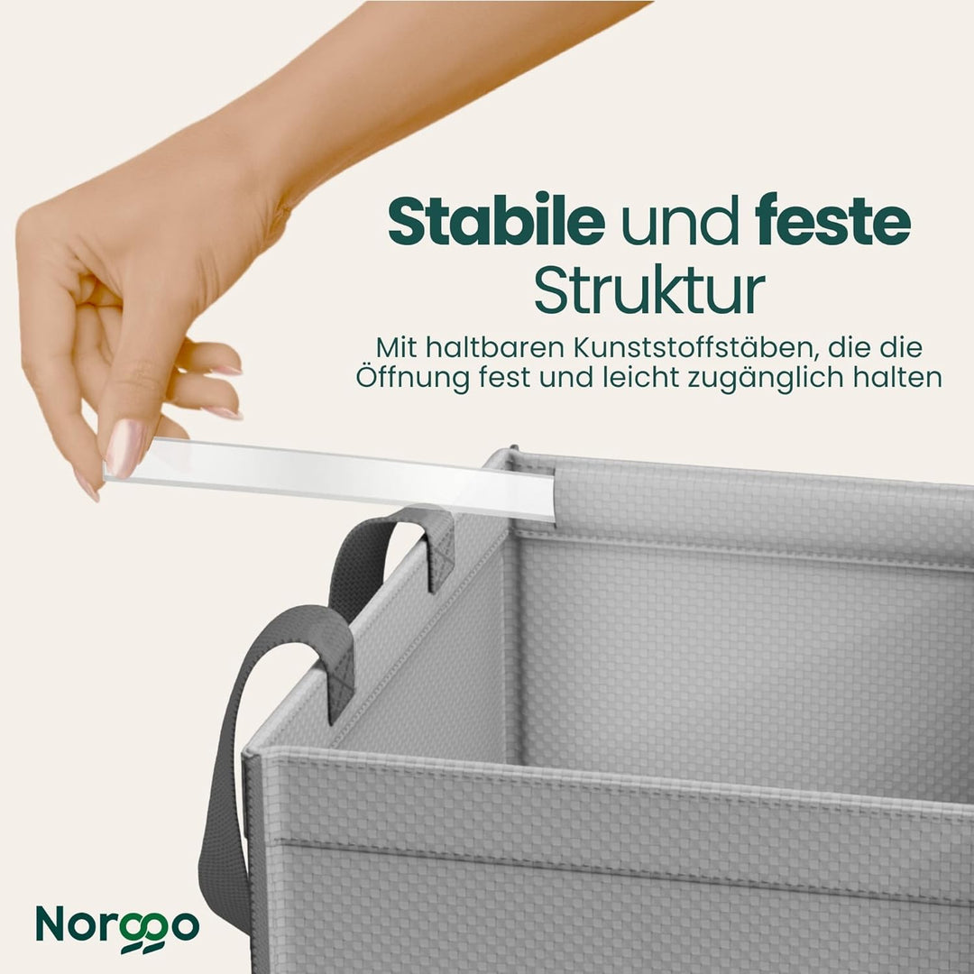 Norggo 3er-Pack Recycling System Taschen - Mülltrennsystem 3fach - Recycling Behälter 40 L - Mülltre