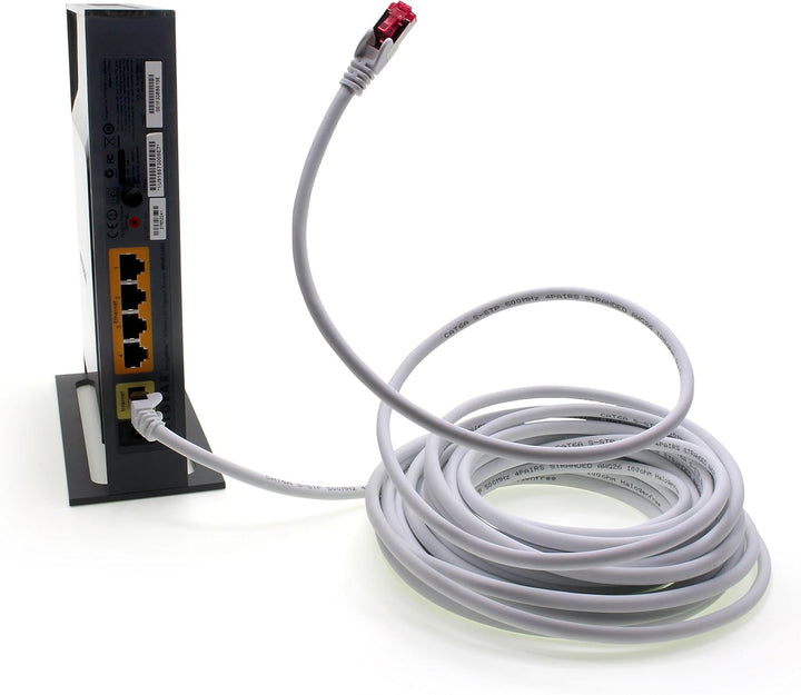 1aTTack.de 3m - 7 Farben - 7 Stück - Netzwerkkabel CAT6a (10Gb/s) S-FTP CAT 6a Lankabel - GHMT zerti