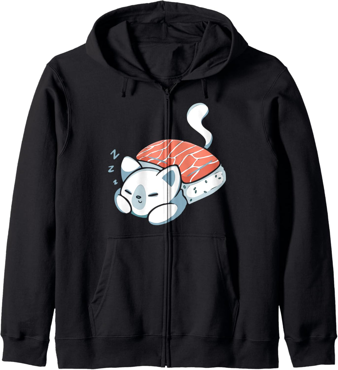 Katze schlafend lustige Besitzer Grafik Kapuzenjacke