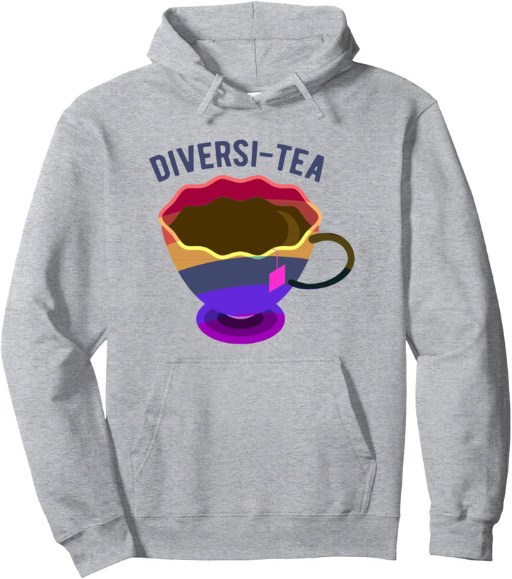 Diversi-Teetasse mit Regenbogenflagge Pullover Hoodie