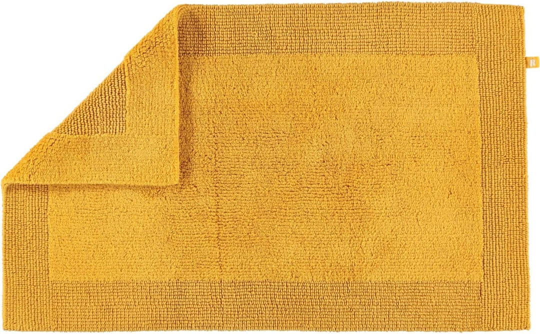 RHOMTUFT Prestige Badteppich, 100% Baumwolle, 348 Curry, Badteppich 60 x 100 cm Tappeto da bagno 60